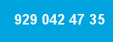 929 042 47 35 929 042 47 35